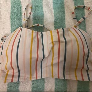 Colorful Striped Crop Top